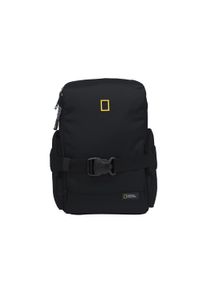 Cityrucksack "Recovery", National Geographic, schwarz, Kunstfaser, casual, Rucksäcke, mit separatem Laptopfach