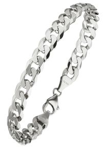 Jobo Damen Armband, Silber 925 (Sterlingsilber), silber, Silber 925 (Sterlingsilber), Armbänder, Panzerarmband 925 Silber 21 cm 7,7 mm