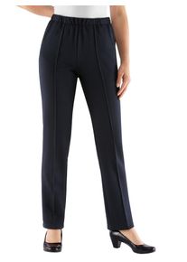 Classic Basics Damen Jerseyhose, blau, Gr. 40, unifarben, 100% Polyester, Hosen