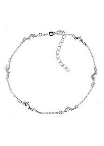 Firetti Fußkette "Schmuck Geschenk Silber 925 Körperschmuck Ankerkette", Silber 925 (Sterlingsilber), silber, Silber 925 (Sterlingsilber), Fußkettchen
