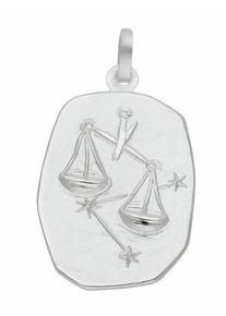 Adelia´s ADELIA ́S Damen Ketten-Anhänger "925 Silber Sternzeichen Anhänger Waage", Damen, Waage, Silber 925 (Sterlingsilber), silber, Silber 925