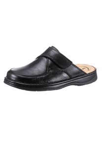 CLASSIC Herren Pantoffel, Gr. 40, schwarz, Glattleder, Schuhe