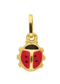 Adelia´s ADELIA ́S Damen Ketten-Anhänger "333 Gold Anhänger Marienkäfer", Gold, gold, Gold, Schmuckanhänger, Goldschmuck für Damen