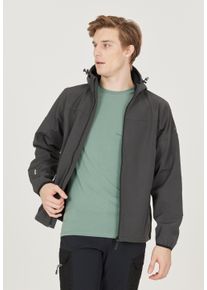 WHISTLER Herren Softshelljacke "Duble", grau, casual, Gr. XL, unifarben, 96% Polyester, 4% Elasthan, Jacken, mit 8.000 mm Wassersäule