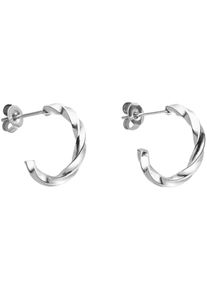 PURELEI Damen Paar Creolen "Schmuck Geschenk Kelani Ohrringe", Edelstahl, silber, Edelstahl, Ohrringe