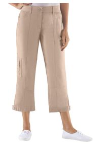 Casual Looks Damen Stretch-Hose, grau, Gr. 19, unifarben, 98% Baumwolle, 2% Elasthan, Hosen