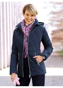 Classic Basics Damen Steppjacke, blau, Gr. 38, unifarben, 100% Polyester, Wattierung:100% Polyester, Jacken