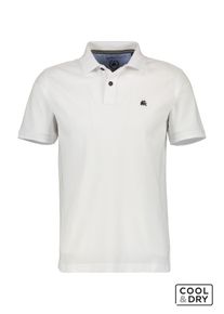 Lerros Herren Poloshirt "Lerros Klassischer Polostyle in *Cool & Dry* Piquéqualität", weiß, Gr. M, 60% Baumwolle, 40% Polyester, Shirts