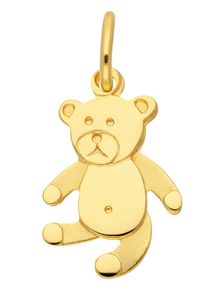 Adelia´s ADELIA ́S Damen Ketten-Anhänger "333 Gold Anhänger Bär", Gold, gold, Gold, Schmuckanhänger, Goldschmuck für Damen
