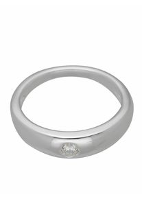 Adelia´s ADELIA ́S Damen Ketten-Anhänger "925 Silber Anhänger Taufring mit Zirkonia Ø 10,9 mm", Silber 925 (Sterlingsilber), silber, Silber 925
