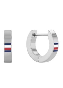 Tommy Hilfiger Herren Paar Creolen "Schmuck Edelstahl Ohrschmuck Ohrringe MENS EARRINGS", Edelstahl, silber, Edelstahl, Ohrringe
