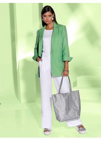 CRÉATION L CREATION L Damen Jackenblazer "Blazer", grün, Gr. 38, 85% Viskose, 15% Polyamid, Blazer