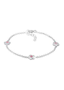 Elli Damen Armband "Kinder Blumen Kristalle 925 Silber", 14cm, ohne Stein, Silber 925 (Sterlingsilber), silber, Silber 925 (Sterlingsilber), Armbänder