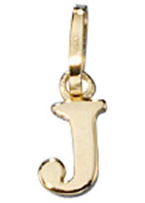 Jobo Damen Buchstaben-Anhänger "Anhänger Buchstabe", J, Gelbgold 333, gold, Gelbgold 333, Schmuckanhänger, 333 Gold