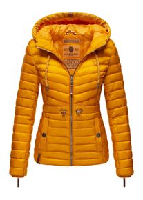 Marikoo Damen Outdoorjacke "Aniyaa", gelb, Gr. S, Obermaterial: 100% Nylon, Innenmaterial: 100% Polyester, Jacken, Steppjacke mit Kapuze
