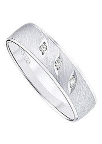 Firetti Trauring "Schmuck Geschenk Hochzeit Ehering Trauring "LIEBE"", 22, 0,0225 ct SI = kleine Einschlüsse mit Brillanten, Silber 925