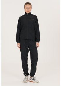 Endurance Damen Sportanzug "Song", schwarz, sportlich, Gr. 36, unifarben, 100% Polyester, Sportanzüge, mit lockerer Passform