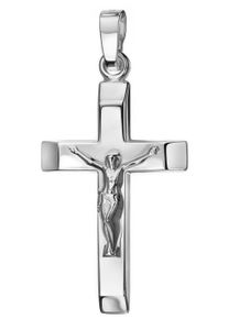 Firetti Damen Ketten-Anhänger "Schmuck Geschenk Silber 925 Halsschmuck Anhänger Kreuz", Silber 925 (Sterlingsilber), 2,1 g, silber, Silber 925