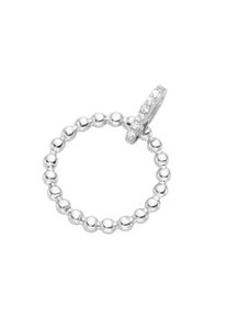 Damen Ketten-Anhänger "Anhänger Kreis in Kugeloptik, Silber 925", Onesize, Silber 925 (Sterlingsilber), weiß, Giorgio Martello MILANO, Silber 925