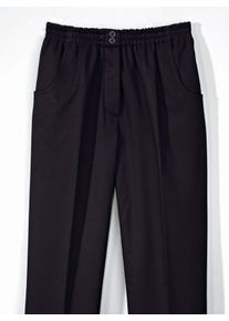 Classic Basics Damen Schlupfhose, schwarz, Gr. 40, unifarben, 65% Baumwolle, 31% Polyester, 4% Elasthan, Hosen