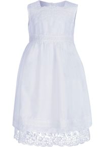 happy girls Mädchen Minikleid "dress", weiß, festlich, Gr. 86, Jersey, Obermaterial: 40% Baumwolle, 30% Polyamid, 30% Polyester, Kleider