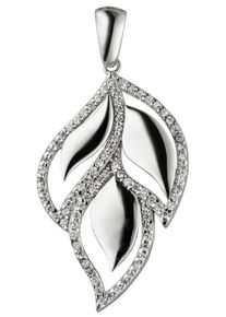 Jobo Damen Ketten-Anhänger "Anhänger mit 81 Zirkonia", Silber 925 (Sterlingsilber), silber, Silber 925 (Sterlingsilber), Schmuckanhänger, 925 Silber