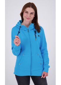 DEPROC Active Damen Kapuzensweatshirt "LAC DANA WOMEN", blau, casual, Gr. 46, 60% Baumwolle; 40% Polyester, Sweatshirts, in lässigem Oversized-Schnitt