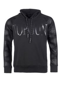 Top Gun Herren Kapuzenpullover "Black Beauty TG20192010", schwarz, Gr. XXXL, 80% Baumwolle / 15% Polyester / 5% Elastan, Pullover