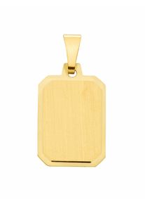 Adelia´s ADELIA ́S Damen Ketten-Anhänger "333 Gold Gravurplatte Anhänger", Gelbgold 333, gold, Gelbgold 333, Schmuckanhänger, 333 Gold Goldschmuck für Damen