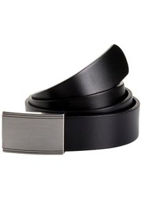 MONTI Damen Ledergürtel "POTSDAM", schwarz, klassisch, Gr. 100, unifarben, Leder, Gürtel, 3,5 cm breit, Klassisch-Business, Koppelschließe