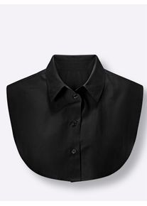Classic Basics Damen Blusentop, schwarz, Gr. 1, unifarben, 65% Polyester, 35% Baumwolle, Blusen