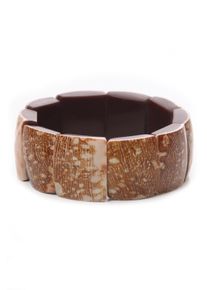 Damen Armband "Ursel", beige, Collezione Alessandro, Holz, Armbänder