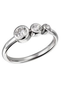 Firetti Damen Fingerring "Schmuck Geschenk Silber 925 Silberring Ring glitzernd", 54, Silber 925 (Sterlingsilber), 2,1mm, silber, Silber 925