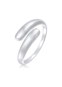 Elli Damen Fingerring "Wickelring Zart Basic 925 Sterling Silber", 56mm, ohne Stein, Silber 925 (Sterlingsilber), 1.6mm, silber, Silber 925