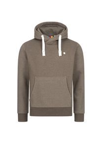 DEPROC Active Herren Kapuzensweatshirt "LinusCMYK II MEN", braun, casual, Gr. XL, 50% Baumwolle; 50% Polyester, Sweatshirts, weiche Fleecejacke mit