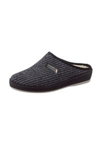 Schawos Herren Pantoffel, Gr. 40, grau, Textil, Schuhe