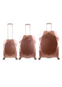ELLE Koffer "ELLE", rosa, Koffer, mit vollständig gefüttertem Innenraum