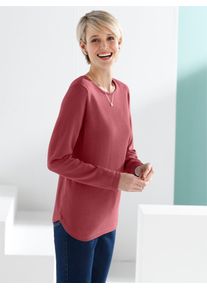 Classic Basics Damen Strickpullover "Pullover", rot, Gr. 40, unifarben, 100% Baumwolle, Pullover