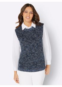 Classic Basics Damen Pullunder "Pullunder", bunt, Gr. 56, gemustert, mehrfarbig, 100% Polyacryl, Pullover
