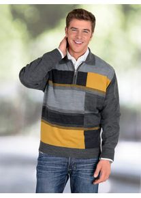 CLASSIC Herren Strickpullover "Pullover", gelb, Gr. 60, gemustert, mehrfarbig, 100% Polyacryl, Pullover