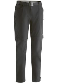 Gonso Damen Fahrradhose "Ruth", schwarz, Gr. 34, 90% Polyamid, 10% Elastan, Hosen, Damen zipp-off Radhose mit Sitzpolster und Gürtel, wasserabweisend