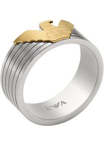 Emporio Armani Damen Fingerring "EAGLE LOGO, EGS3076040", 19, Edelstahl, 9mm, gold, Edelstahl, Fingerringe