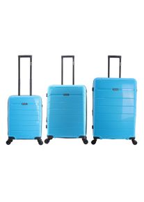 DISCOVERY Koffer "SKYWARD", blau, Polypropylen, Koffer, mit integriertem TSA-Kombinationsschloss