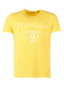 Top Gun Herren T-Shirt "Bling TG20193018", gelb, Gr. M, Obermaterial: 100% Baumwolle, Shirts