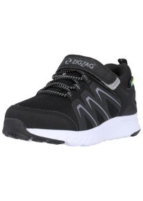 ZIGZAG Kinder Sneaker "Aigoose", Gr. 24, schwarz, Kunstfaser, Polyurethane, casual, Schuhe, mit praktischem Klettverschluss