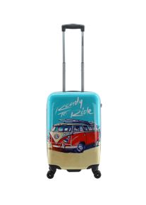 Volkswagen Koffer "Ready To Ride", bunt, bedruckt, casual, Koffer, aus 600D rPet ABS-Material
