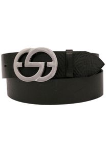 AnnaMatoni Damen Koppelgürtel, schwarz, elegant,feminin,klassisch, Gr. 75, unifarben, Leder, Gürtel, Damengürtel aus Vollrindleder