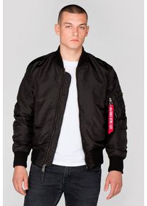 Herren Bomberjacke "MA-1 TT", schwarz, modisch, Gr. S, Alpha Industries, unifarben, Web, Obermaterial: 100% Nylon. Futter: 100% Nylon, Jacken