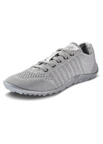 Leguano Damen Barfußschuh "GO", Gr. 43, grau, Textil, sportlich, Schuhe, mit praktischer Schnürung, Freizeitschuh, Halbschuh, Schnürschuh