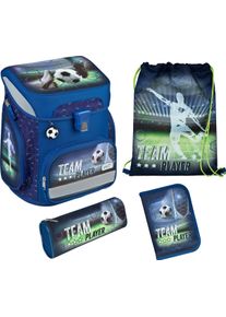 Scooli Kinder Schulranzen "EasyFit, Team Player", blau, Polyester, Rucksäcke